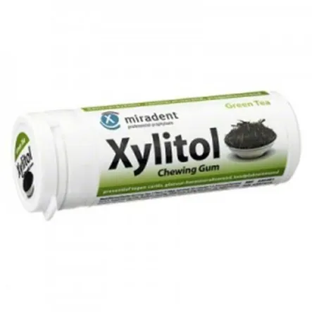 Xylitol Guma do Żucia Zielona Herbata (30 Sztuk) - Miradent