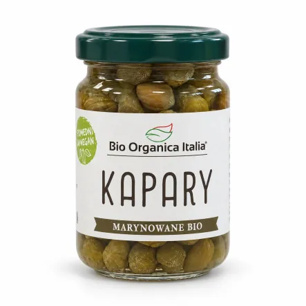 Kapary Marynowane Bio 140 g (90 g) - Bio Organica Italia
