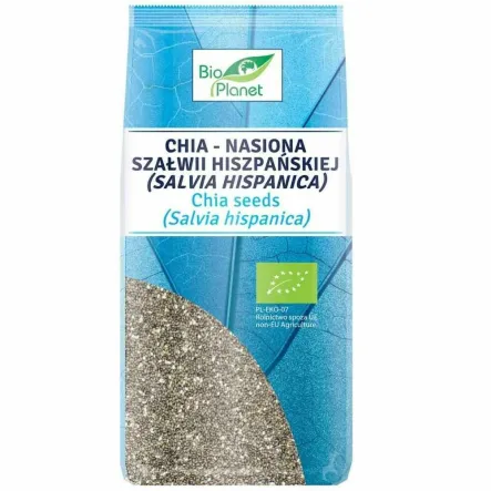 Chia Nasiona Szałwii Hiszpańskiej Bio 400 g - Bio Planet