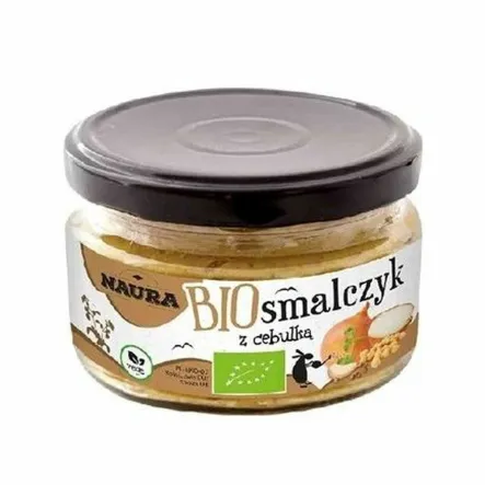 Smalczyk Wegański z Cebulą Bio 190 g - Naura