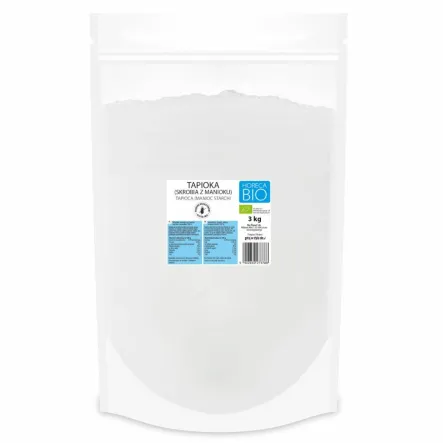 Tapioka (Skrobia z Manioku) Bezglutenowa Bio 3 kg - Horeca