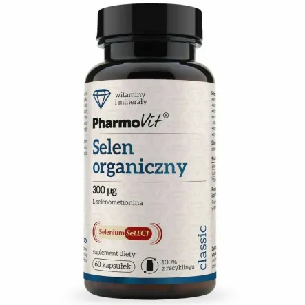 Selen Organiczny 60 Kapsułek - Pharmovit