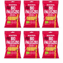 6 x Paluszki Orkiszowe Pełnoziarniste Bio 45 g - Naura