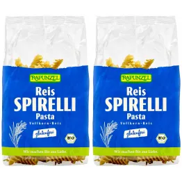 2 x Makaron Ryżowy Razowy Świderki Bezglutenowy Bio 250 g - Rapunzel