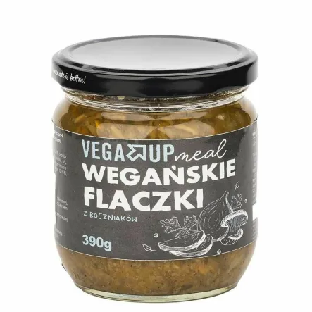 Flaczki Wegańskie z Boczniaków 390 g - Vega Up