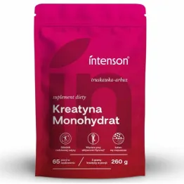 Kreatyna Monohydrat o Smaku Truskawka-Arbuz 260 g - Intenson