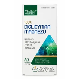 Diglicynian Magnezu 60 Kapsułek - Medica Herbs