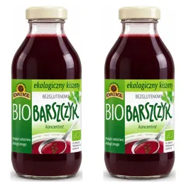 2 x Barszcz Czerwony Kiszony Koncentrat Bezglutenowy Bio 320 ml - Kowalewski