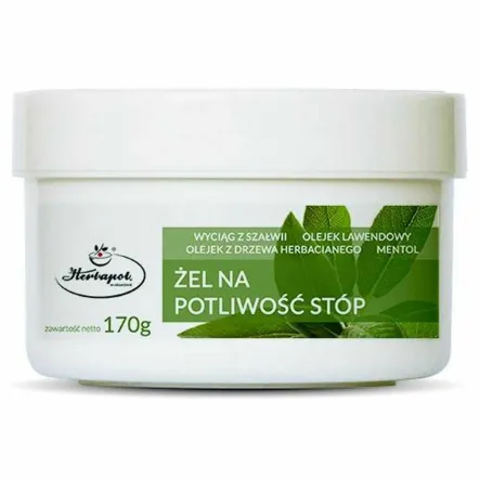 Żel na Potliwość Stóp 170 g - Herbapol