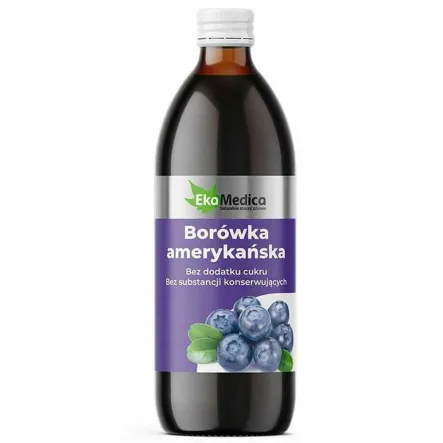Borówka Amerykańska 0,5 l - Ekamedica