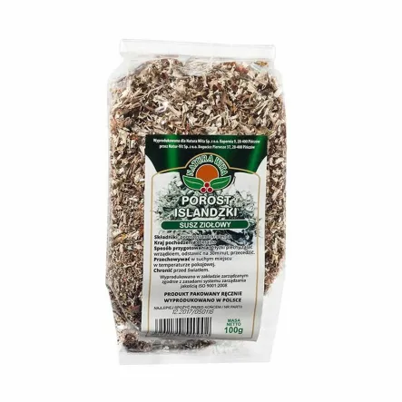 Porost Islandzki - Susz Ziołowy 100 g - Natura Wita