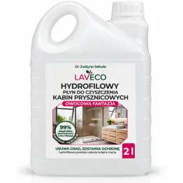 Hydrofilowy Płyn do Czyszczenia Kabin Prysznicowych Owocowa Fantazja 2 l – Laveco