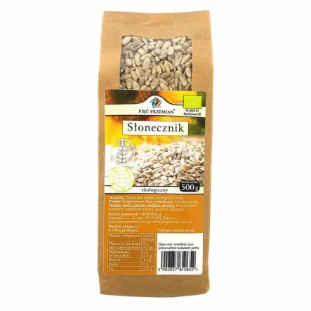Słonecznik Łuskany Bezglutenowy Bio 500 g - Simpatiko 