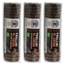 3 x Ciastka Kakaowe z Kawałkami Czekolady Wegańskie BIO 250 g - Gandola