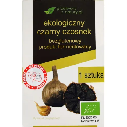 Czarny Czosnek Bio (1 Sztuka) - Przetwory z Natury