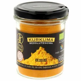 Kurkuma Bezglutenowa BIO 100 g - Pięć Przemian