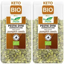 2 x Pestki Dyni Ciemnozielone Uprawiane w Europie Bio 350 g - Bio Planet