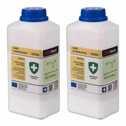2 x Soda Oczyszczona Wodorowęglan Sodu 1 kg - Biomus