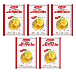 5 x Galaretka z Kolagenem o Smaku Cytrynowym 71 g - Wodzisław