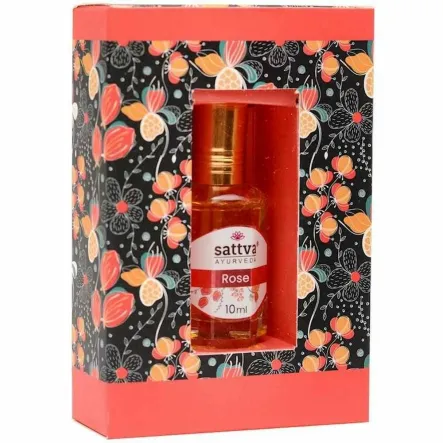 Indyjskie Perfumy w Olejku Róża Roll-On 10 ml - Sattva