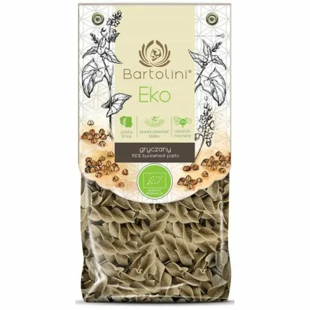 Makaron Gryczany Duże Świderki Bio 250 g - Bartoli