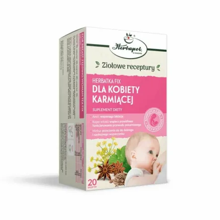 Herbatka Dla KOBIETY KARMIĄCEJ FIX 40 g (20x 2 g) - Herbapol Kraków