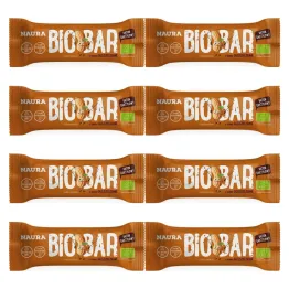 8 x Baton Daktyle i Orzeszki Bez Dodatku Cukru Bezglutenowy Bio 35 g - Naura