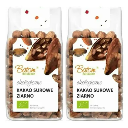 2 x Kakao Surowe Ziarno BIO 150 g - BATOM