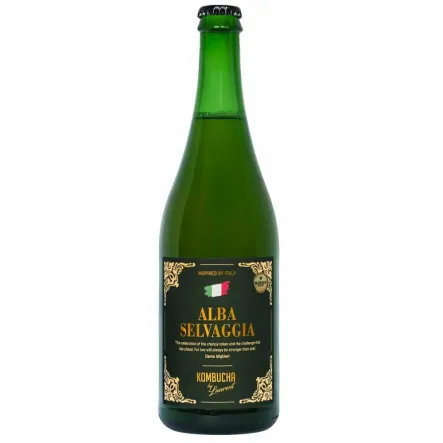 Kombucha o Smaku Fiołka i Pomarańczy Dante Alighieri Bio 750 ml - Kombucha by Laurent