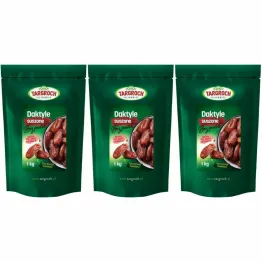 Zestaw 3 x Daktyle Suszone Bez Pestek 1 kg - Targroch