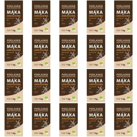 Polska Mąka Orkiszowa Jasna Typ 550 Bio 20 kg (20 x 1 kg) BioLife