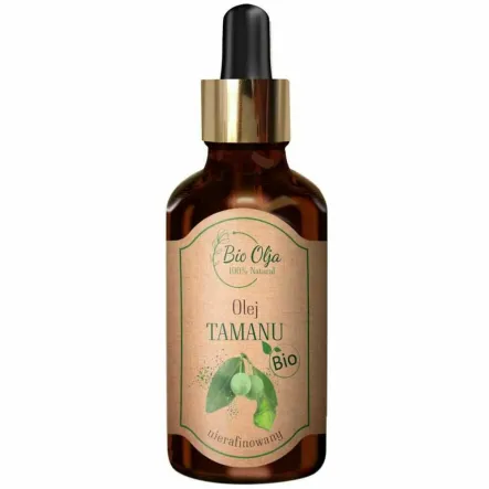 Olej Tamanu BIO Zimnotłoczony Nierafinowany 50 ml - Bio Olja
