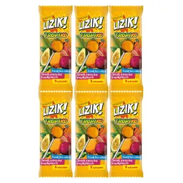 6 x Lizak z Witaminami o Smaku Owoców Tropikalnych TROPIKO 8 g - LIZIK!