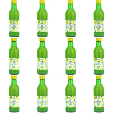 12 x Sok z Cytryn NFC Bio 250 ml - Bio Planet - Sok z Cytryny Eko