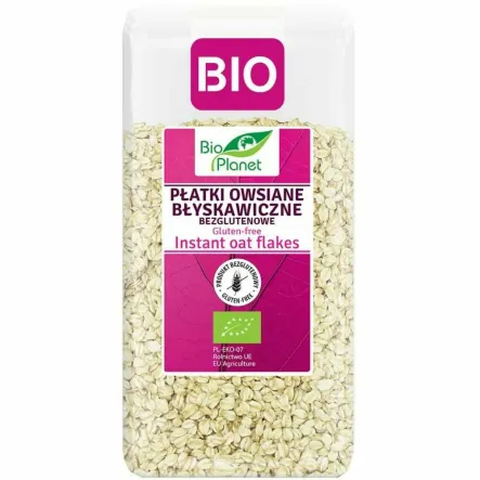 Płatki Owsiane Błyskawiczne Bezglutenowe Bio 300 g -  Bio Planet