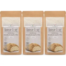 3 x Mieszanka do Wypieku Chleba Bezglutenowego Jasnego 440 g - Pięć Przemian