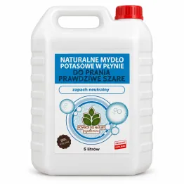 Naturalne Mydło Potasowe w Płynie do Prania Prawdziwe Szare Zapach Neutralny 5 l - Powrót do Natury
