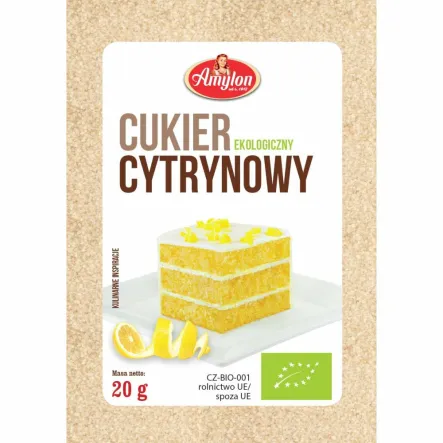 Cukier Cytrynowy Bio 20 g - Amylon
