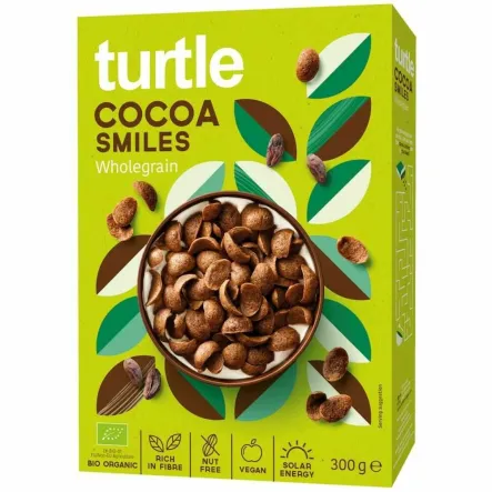 Muszelki Kakaowe Bio 300 g - Turtle