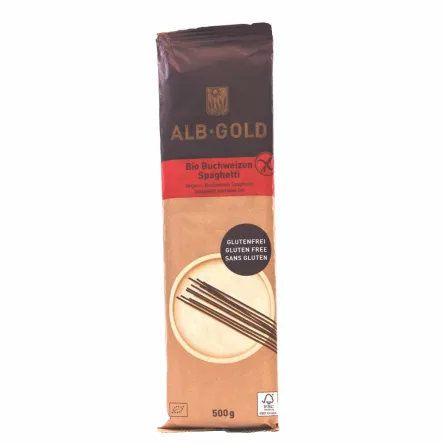 Makaron Gryczany Spaghetti Bezglutenowy Bio 500 g Alb Gold