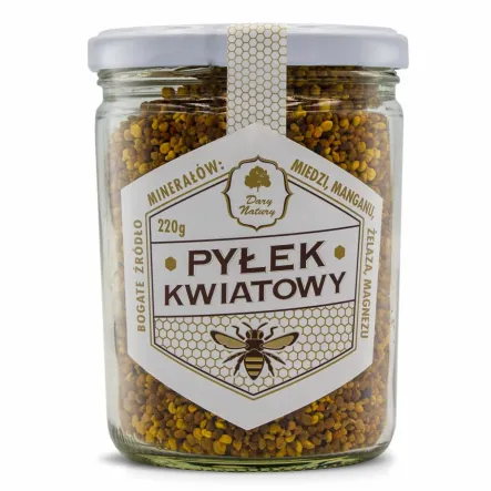 Pyłek Kwiatowy 220 g - Dary Natury