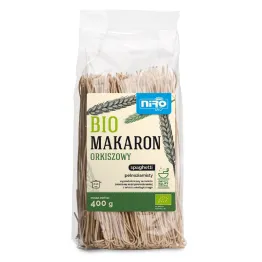 Makaron Pełnoziarnisty Orkiszowy Spaghetti Bio 400 g - Niro