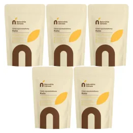 5 x Mieszanka Chlebowa - Chleb Keto Wysokobiałkowy 600 g - Naturalnie Zdrowe