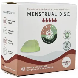 Dysk Menstruacyjny Uniwersalny Zielony 1 Sztuka - Femi.Eko