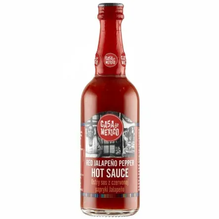 Ostry Sos z Czerwonej Papryki Jalapeno 100 g - Casa de Mexico
