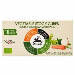 Kostki Warzywne Bio 100 g (10x 10 g)  - Alce Nero - Buliony Warzywne w Kostkach