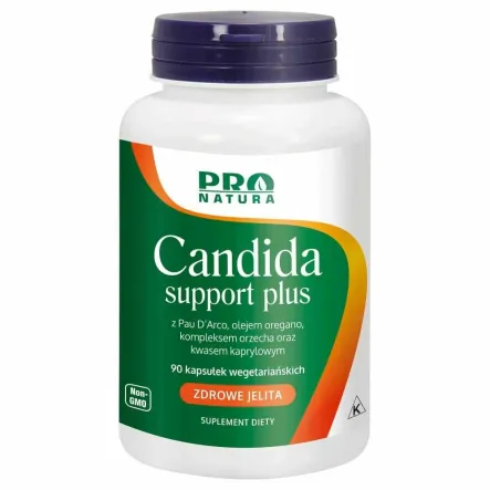 Candida Support Plus Zdrowe Jelita 90 Kapsułek - Pro Natura