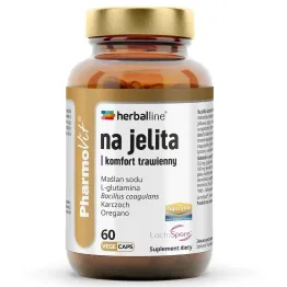 Kapsułki Na Jelita Komfort Trawienny 60 Kapsułek Herballine - Pharmovit
