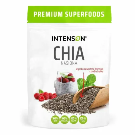Nasiona Chia (Szałwia Hiszpańska) 500 g - Intenson