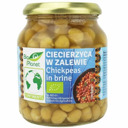 Ciecierzyca w Zalewie w Słoiku Bio 350 g (230 g) - Bio Planet